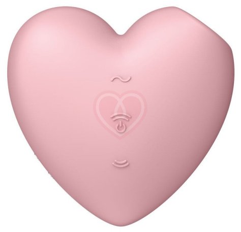 Вакуумный вибростимулятор Satisfyer Cutie Heart розовый фото 2