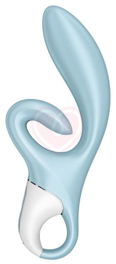 Вибратор с двойным клиторальным стимулятором Satisfyer Touch Me голубой фото 2