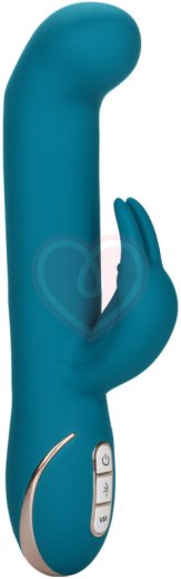 Вибратор-кролик с подвижной головкой Signature Rocking G Rabbit бирюзовый фото 1