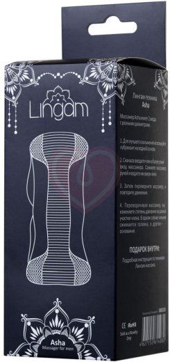 Мастурбатор Lingam by Toyfa Asha прозрачный фото 7