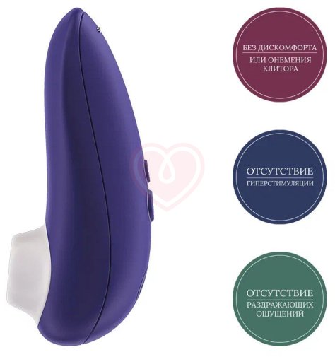 Вакуумный клиторальный стимулятор Womanizer Starlet 3 индиго фото 7