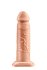 Реалистичный фаллопротез Silicone Hollow Extension 20 см телесный фото 1