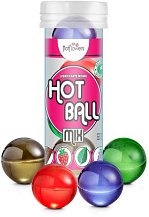 Масляный лубрикант в форме шарика Hot Ball Mix 4 вкуса
