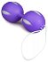Вагинальные шарики для тренировок Кегеля Wiggle Duo Kegel Ball фиолетовые фото 2