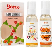 Набор для любви из 2 гелей-смазок Yovee со вкусом ванильных сливок и карамели