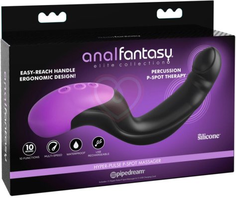 Вибромассажёр простаты Hyper-Pulse P-Spot Massager чёрный фото 4