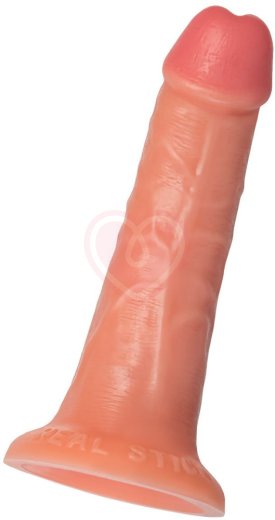 Реалистичный фаллоимитатор на присоске RealStick Caliber 16-3 телесный фото 6
