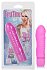 Вибромассажёр многоскоростной First Time Silicone Stud розовый фото 2