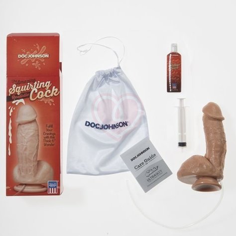 Фаллоимитатор с имитацией семяизвержения The Amazing Squirting Realistic Cock фото 3