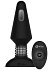 Большая вибропробка с ротацией b-Vibe Rimming Plug XL чёрная фото 1
