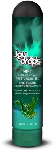 Лубрикант на водной основе Joydrops Mint с ароматом мяты 125 мл фото 1