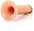 Фаллопротез Hollow Silicone Strap-On 20 см телесный фото 6