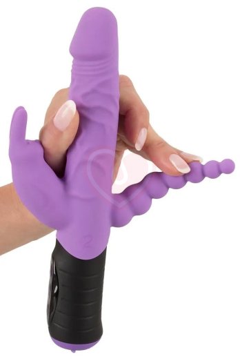 Вибратор You2Toys для тройной стимуляции фото 3