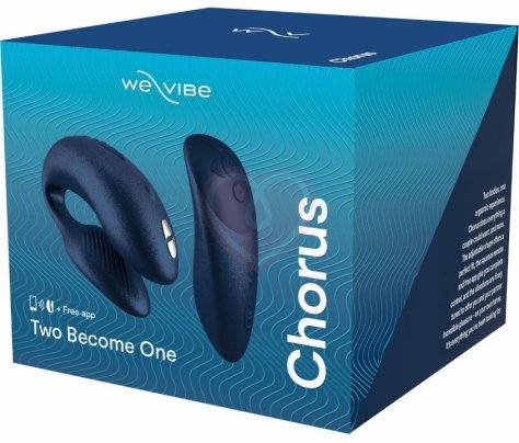 Парный вибратор с сенсорным пультом управления We-Vibe Chorus синий фото 7