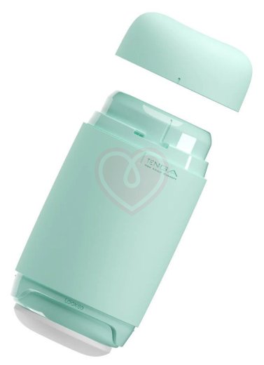 Мягкий мастурбатор Tenga Puffy Mint Green фото 2
