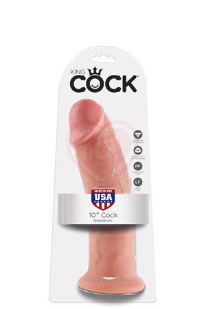 Фаллоимитатор на присоске King Cock 26 см телесный фото 4