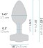 Анальная пробка с кристаллом сердцем и вибрацией b-Vibe Heart Shape Jewel Plug S/M розовая фото 13
