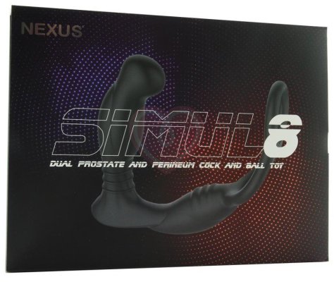 Массажёр простаты с кольцами для пениса и мошонки Nexus Simul8 фото 3