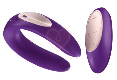 Стимулятор для пар с пультом управления Satisfyer Partner Toy Plus Remote фиолетовый фото 1