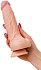 Реалистичный фаллоимитатор с мошонкой на присоске RealStick Nude York телесный фото 2
