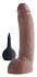 Фаллоимитатор с эффектом семяизвержения Squirting Cock 18 см коричневый фото 2