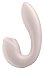 Гибкий вибратор с вакуумным стимулятором и приложением Satisfyer Sunray пыльно-розовый фото 2