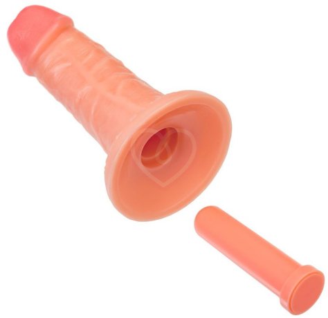 Реалистичный фаллоимитатор на присоске RealStick Caliber 14-4 телесный фото 4