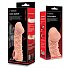 Насадка с пупырышками и отверстием для мошонки Kokos Cock Sleeve CS009-L фото 2