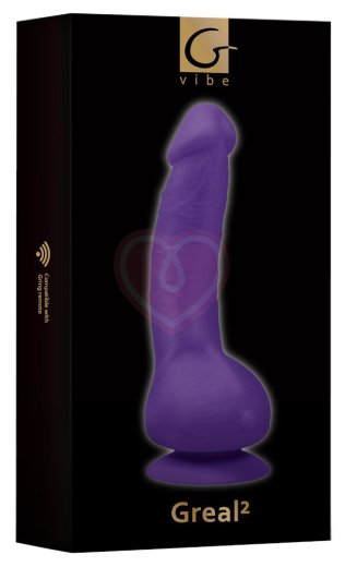 Реалистичный вибратор Gvibe Greal фиолетовый фото 2