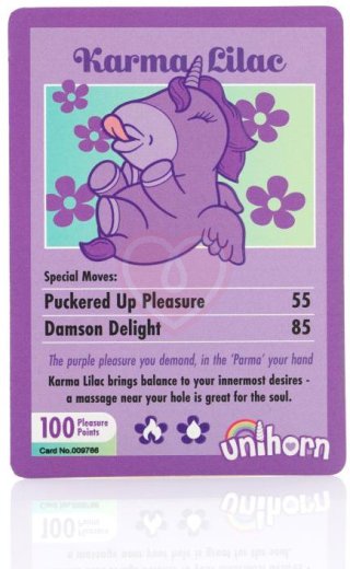Клиторальный пульсирующий вибратор в виде единорога Unihorn Karma Lilac фиолетовый фото 3