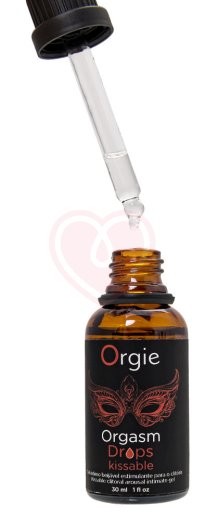 Возбуждающее масло для клитора Orgie Orgasm Drops Kissable 30 мл фото 2