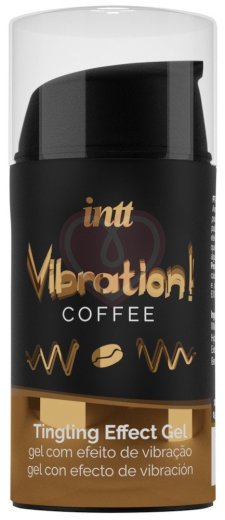 Стимулирующий гель с кофейным вкусом Intt Vibration! Coffee 15 мл фото 1