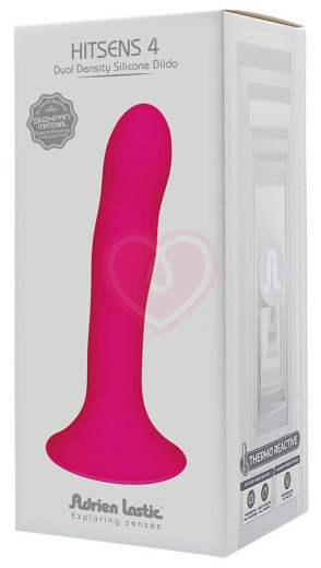 Фаллоимитатор на присоске Hitsens 4 розовый фото 2
