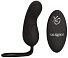 Мини-вибратор с пультом управления Silicone Remote Curve чёрное фото 1