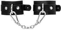 Наручники-браслеты со скругленными углами Pecado BDSM черные
