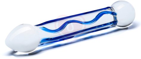 Текстурированный фаллоимитатор из стекла Glas Full Tip фото 2