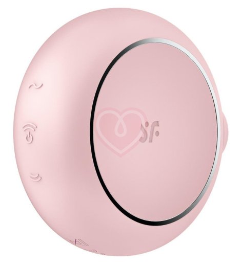 Круглый вакуумный вибростимулятор Satisfyer Pro To Go 3 розовый фото 4