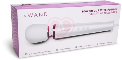 Проводной массажёр Le Wand Petite Plug-In белый фото 5
