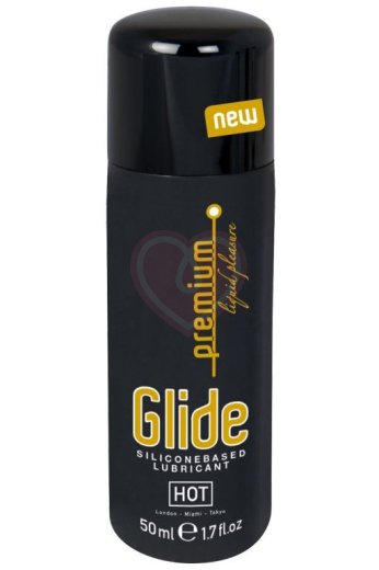 Силиконовый лубрикант Hot Premium Glide 50 мл фото 1