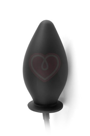Анальная пробка расширитель Pipedream Inflatable Silicone Plug чёрная фото 3