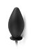 Анальная пробка расширитель Pipedream Inflatable Silicone Plug чёрная фото 3