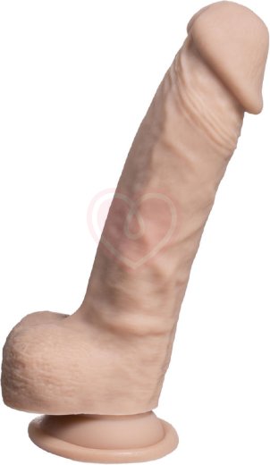 Реалистичный фаллоимитатор на присоске Silexd Model 1 Real Skin телесный 18 см фото 2
