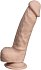 Реалистичный фаллоимитатор на присоске Silexd Model 1 Real Skin телесный 18 см фото 2
