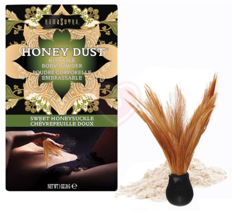 Ароматная пудра для тела KamaSutra Honey Dust Sweet Honeysuckle Жимолость 28 г фото 1