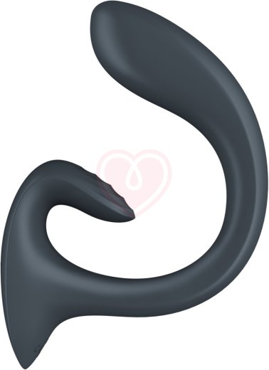 Вибратор для стимуляции зоны G и клитора Satisfyer G for Goddess 1 тёмно-серый фото 2