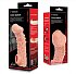 Насадка с бугорками и отверстием для мошонки Kokos Cock Sleeve CS007-M фото 2