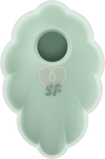 Вакуумный вибростимулятор Satisfyer Cloud Dancer мятный фото 2