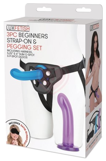 Страпон Lux Fetish с двумя насадками фото 2