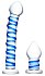 Набор из 2 стеклянных игрушек Glas Swirly Dildo & Butt Plug Set фото 1