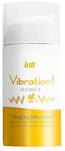 Стимулирующий гель со вкусом меда Intt Vibration! Honey 15 мл